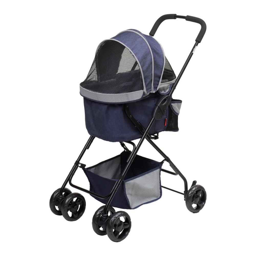 ＧＥＸ　ペットカート　わんわんカート　スーパーライト　デニム柄