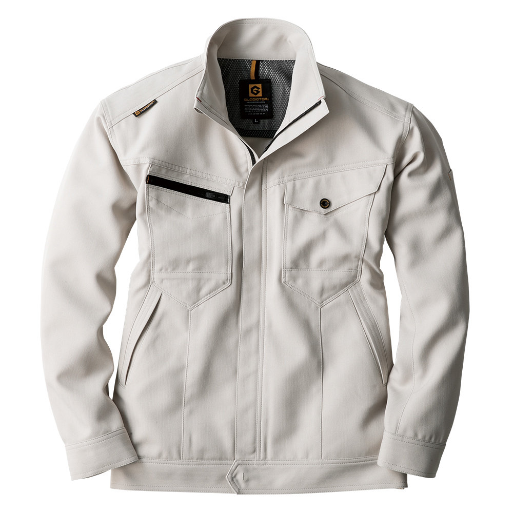 【アウトレット】　グラディエーター　裏綿ヘリンボーン　ブルゾン　グレー　ＬＬ