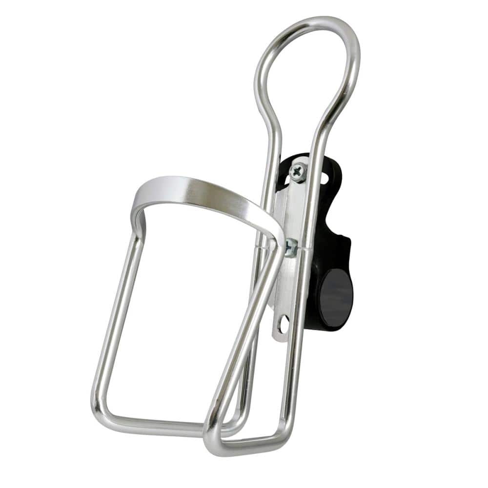 サギサカ　ペットボトルホルダ－　ハンドル用　シルバー　５２１９５