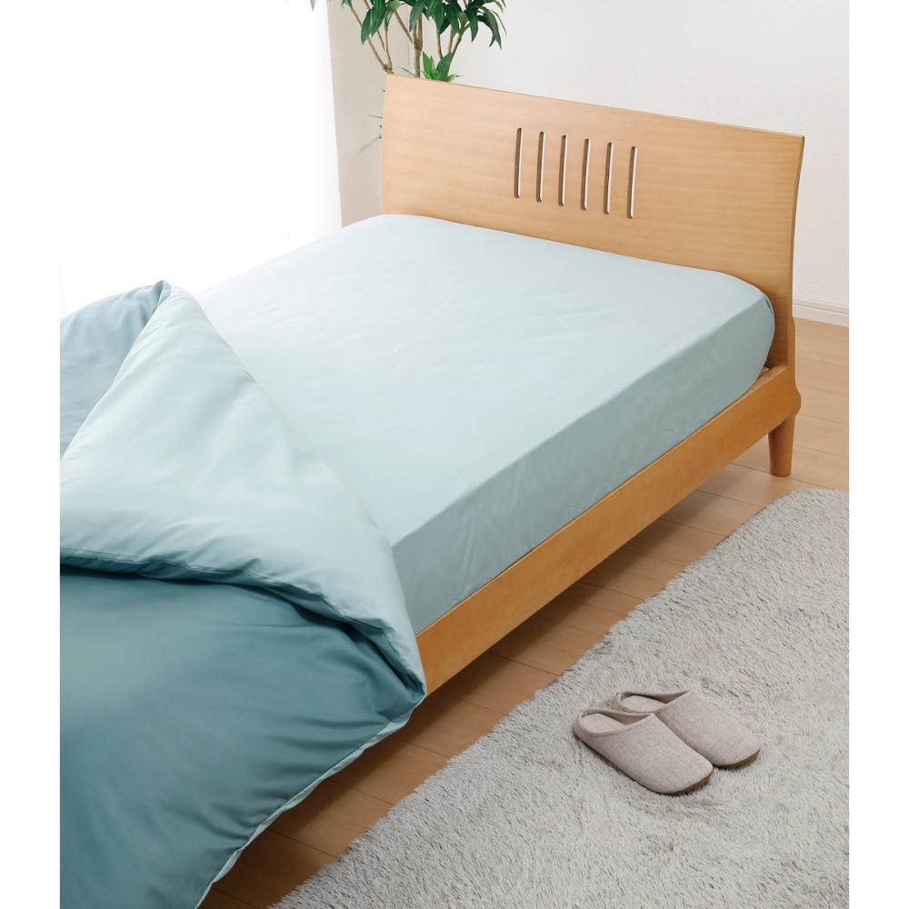 アテーナライフ　ポリエステルＢＯＸシーツ　グリーン　シングル　１００×２００×４０ｃｍ