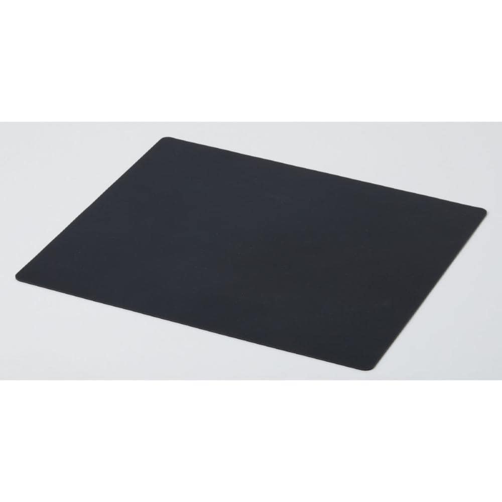 シリコン　電子レンジ庫内の汚れ防止マット　ブラック