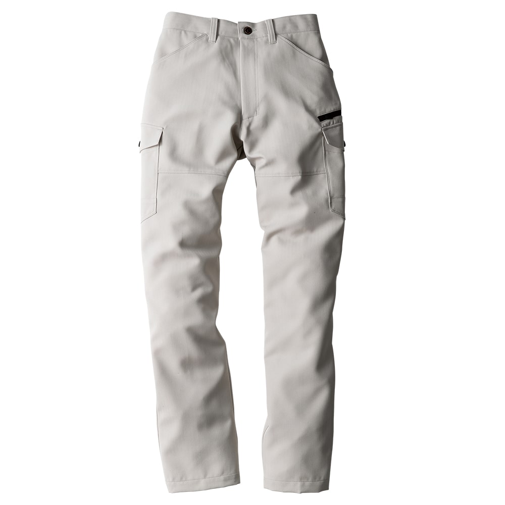 グラディエーター　裏綿ヘリンボーン　カーゴパンツ　グレー　１００ｃｍ