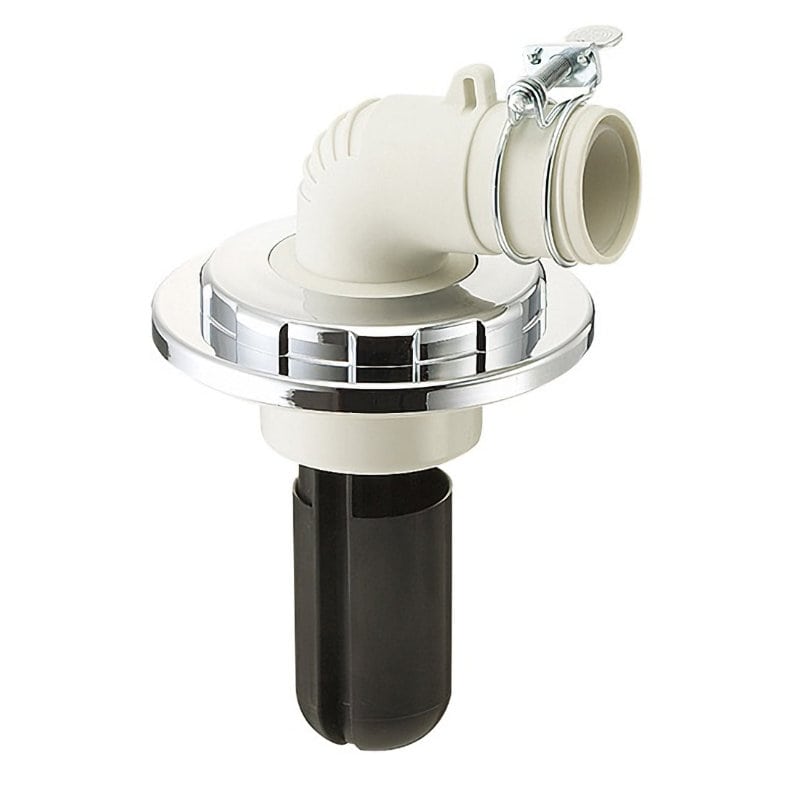 ＳＡＮＥＩ（サンエイ）　洗濯機用排水トラップ　ＶＰ・ＶＵ兼用パイプ　めっき付き　Ｈ５５００Ｍ－５０