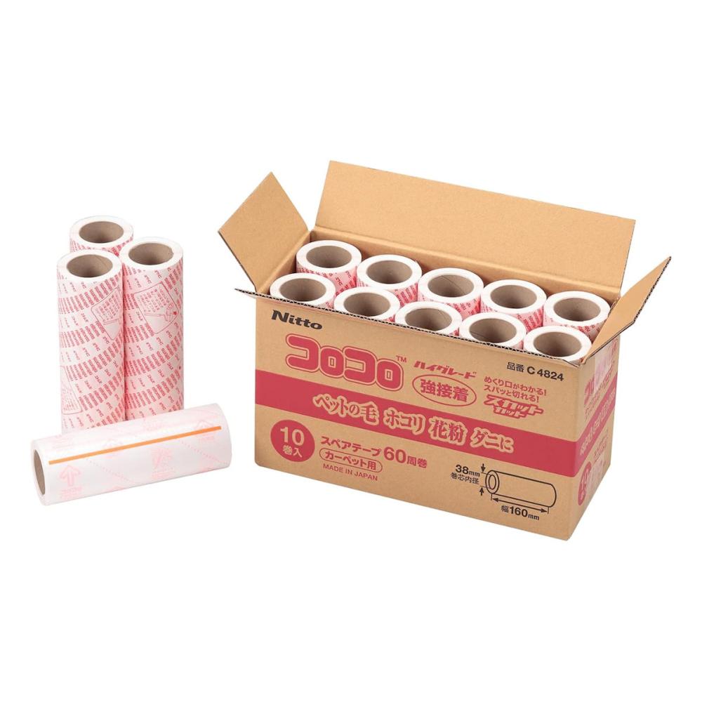 ニトムズ　コロコロ　強接着　６０周巻き　スペア　１０本入り