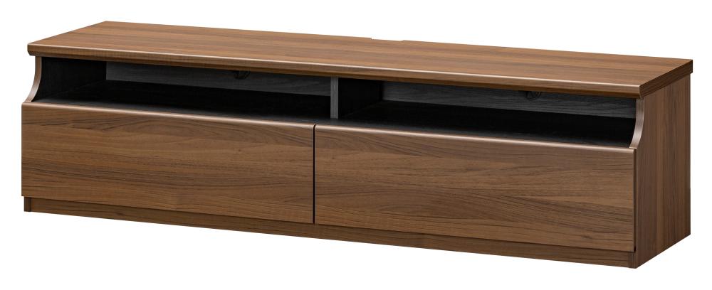 白井産業　ローボード　ティレスタ　１４８ｃｍ幅　６５インチＴＶ対応　ダークブラウン　ＴＬ３－４０１５Ｈ－ＤＫ