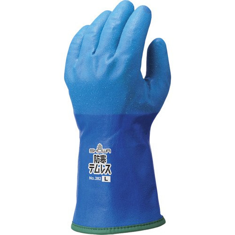 ショーワグローブ　防寒手袋　防寒テムレス　ブルー　ＬＬ　Ｎｏ．２８２