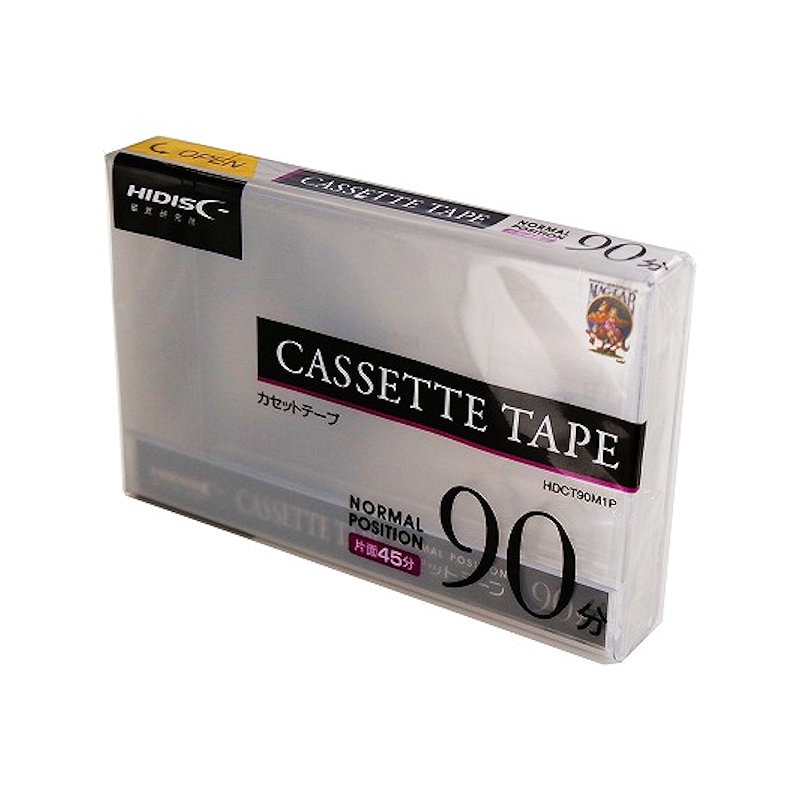 ＨＩＤＩＳＣ　音楽用カセットテープ　９０分１本