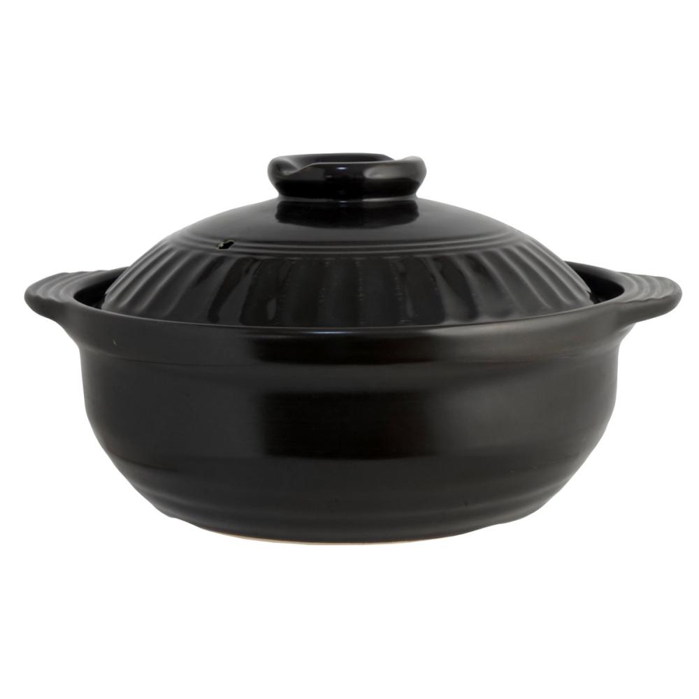 電磁調理器対応土鍋　８号　ＩＨ・ガス火兼用