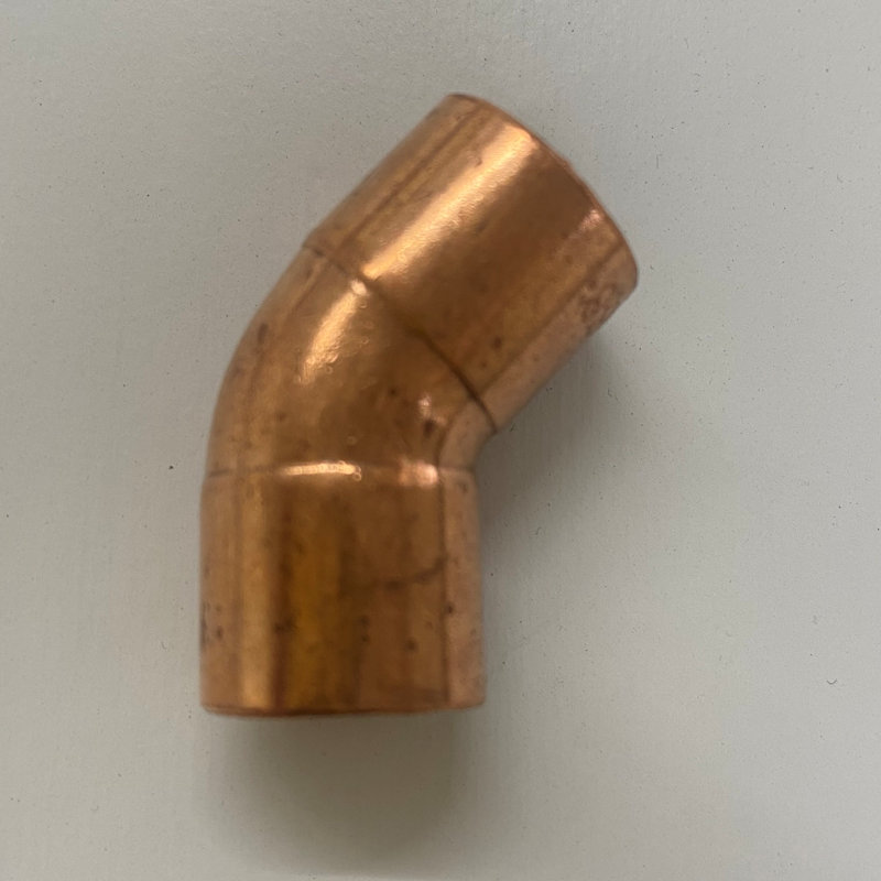 銅管継手　４５度エルボ１／２
