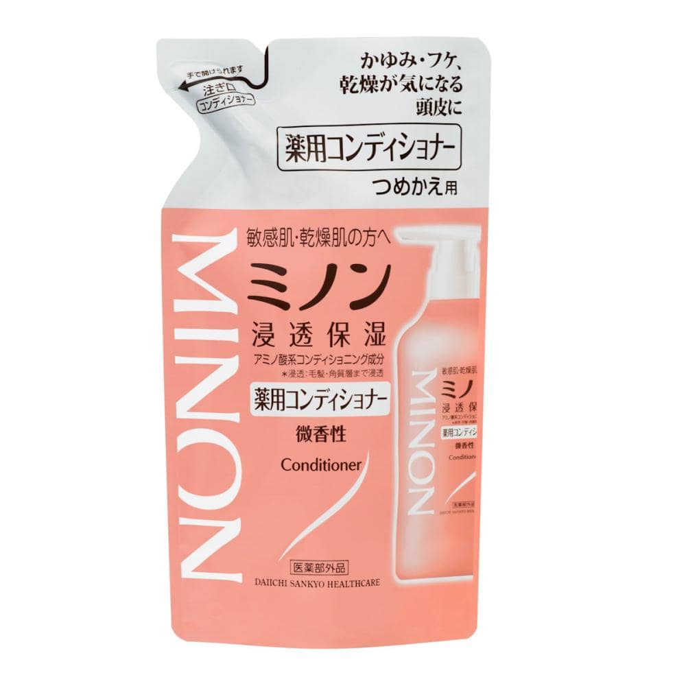 第一三共　ミノン　薬用コンディショナー　詰め替え用　３８０ｍＬ