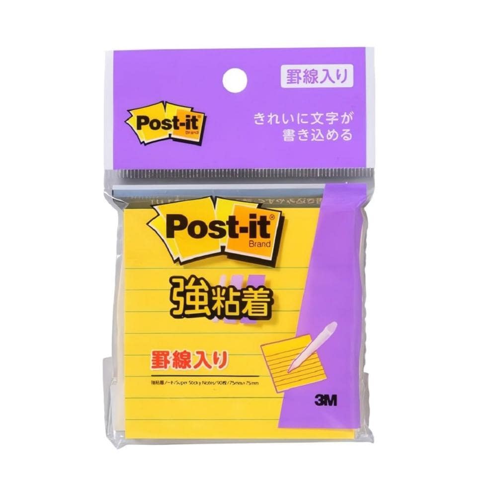 ３Ｍ　ポストイット　強粘着ラインノート　ウルトライエロー　６３０ＳＳ－ＹＮ