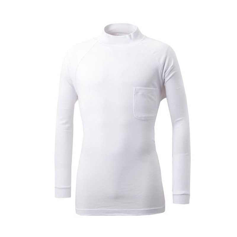 コーコス信岡　長袖ハイネックシャツ　ホワイト　３Ｌ　Ｎｏ．２９０８