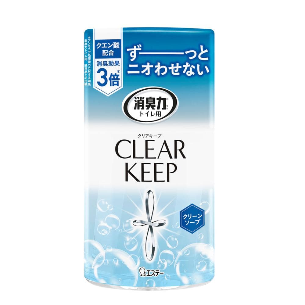 エステー　トイレの消臭力　クリアキープ　クリーンソープ　４００ｍＬ