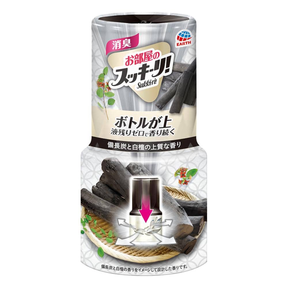 アース製薬　お部屋のスッキーリ！　備長炭と白檀の香り　４００ｍＬ