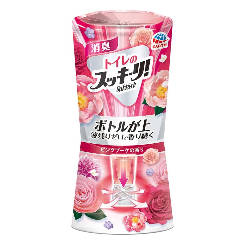 アース製薬　トイレのスッキーリ！　ピンクブーケの香り　４００ｍＬ