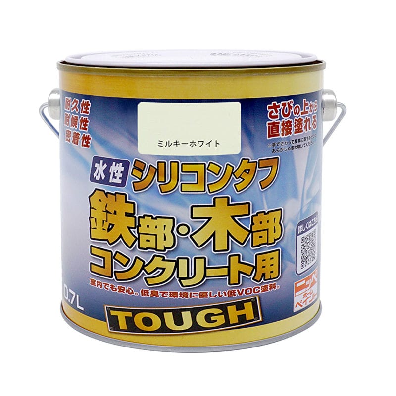 ニッペホームプロダクツ　水性高耐久鉄部木部用塗料　ミルキーホワイト　０．７Ｌ