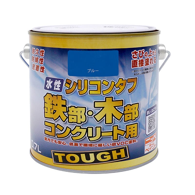 ニッペホームプロダクツ　水性高耐久鉄部木部用塗料　ブルー　０．７Ｌ