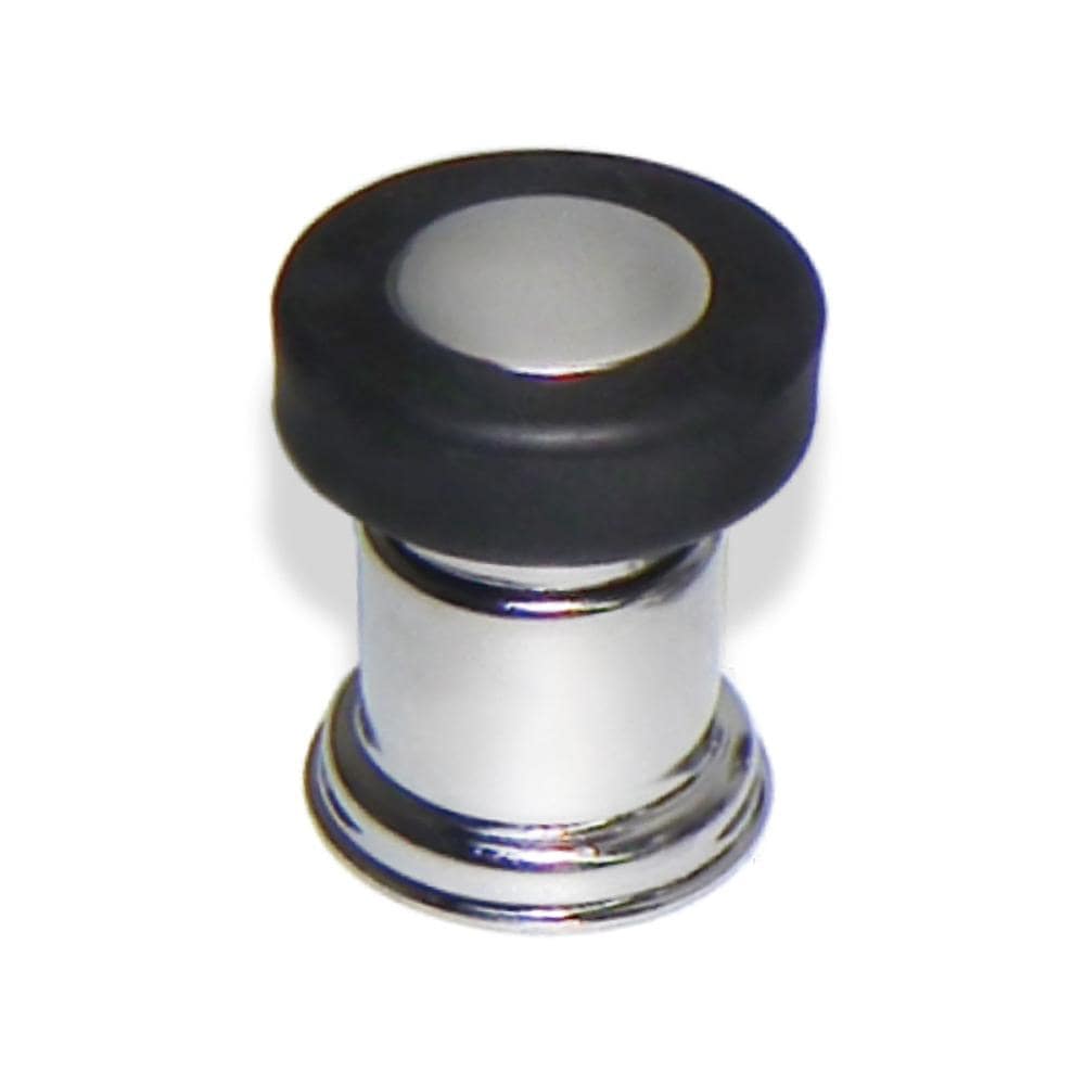 Ｎｅｗ　Ｈｉｋａｒｉ（ニューヒカリ）　ルーム戸当　シルバー黒ゴム　フック無　ＳＨ－ＴＲ１０ＳＫ