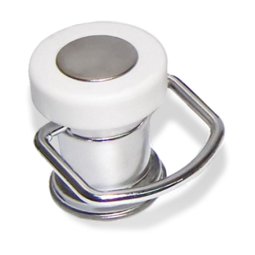 Ｎｅｗ　Ｈｉｋａｒｉ（ニューヒカリ）　ルーム戸当　シルバー白ゴム　フック付　ＳＨ－ＴＲ１５ＳＷ