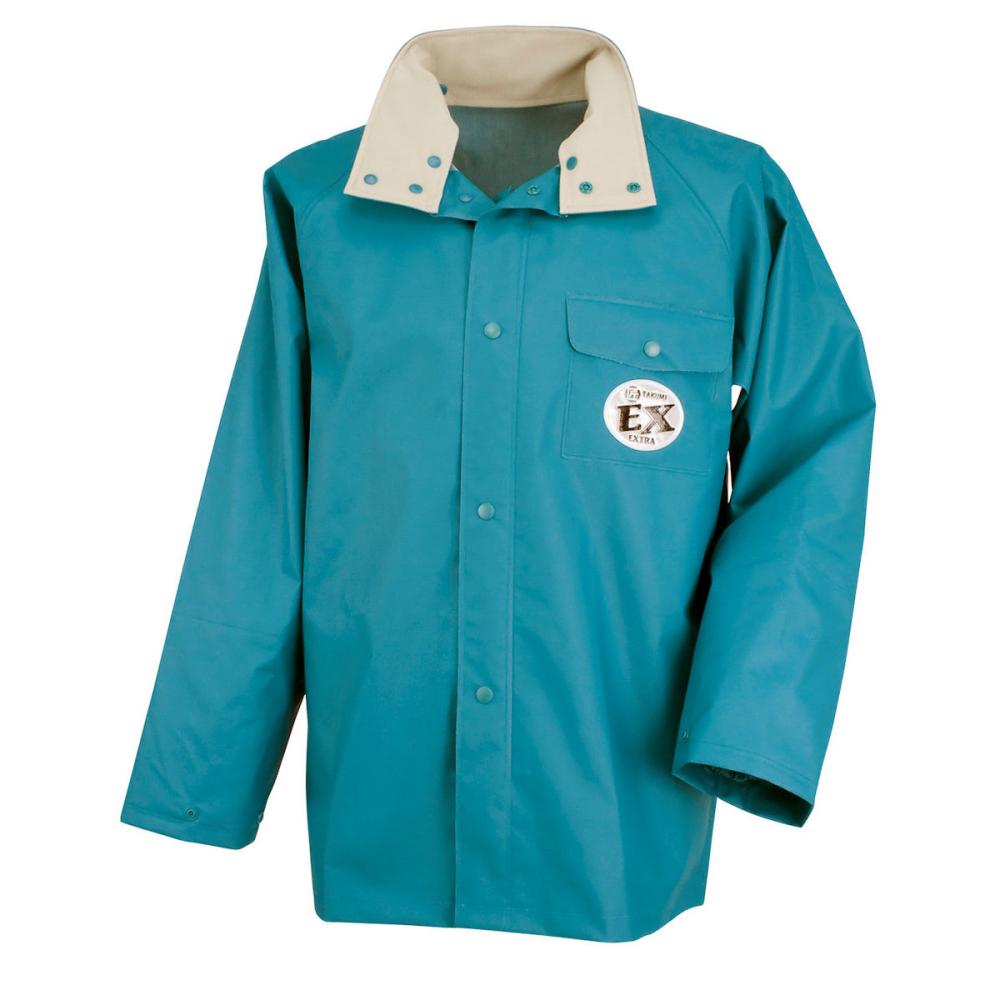カジメイク　レインジャケット　匠ＥＸジャケット　ターコイズ　４Ｌ　１０１０