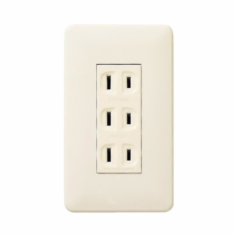 フルカラー埋込トリプルコンセントＷＮＰ１５０３ＭＷＰ０５Ｐ