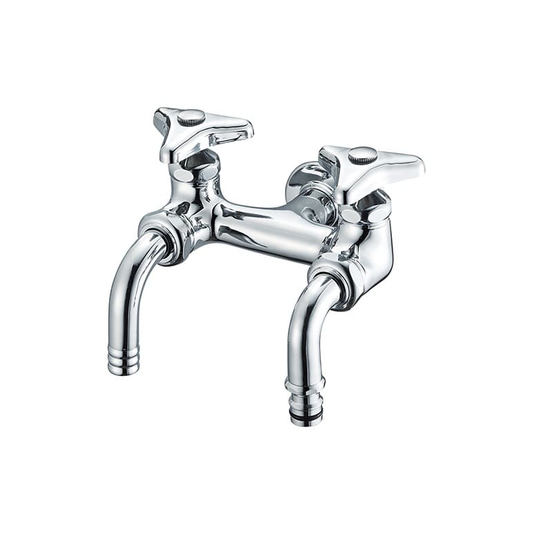 ＳＡＮＥＩ（サンエイ）　散水用二口ホーム水栓　散水ホースとワンタッチ接続　Ｆ１３６Ｋ－１３