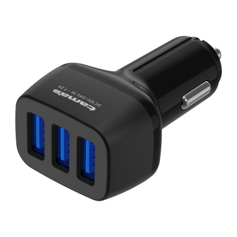 多摩電子　ＵＳＢカーチャージャー　３ポート　７．２Ａ