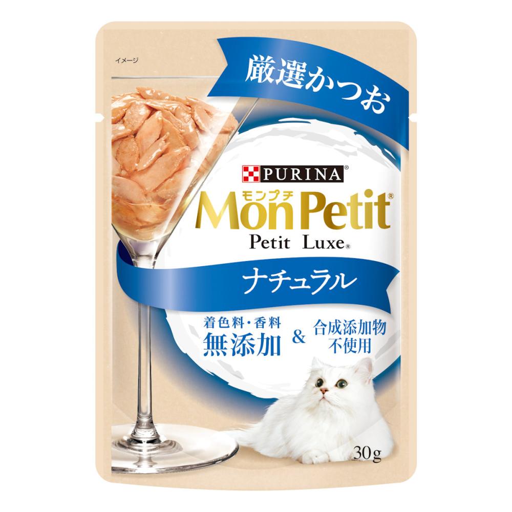 ネスレ　モンプチ　プチリュクスパウチ　ナチュラル　成猫用　かつお　３０ｇ