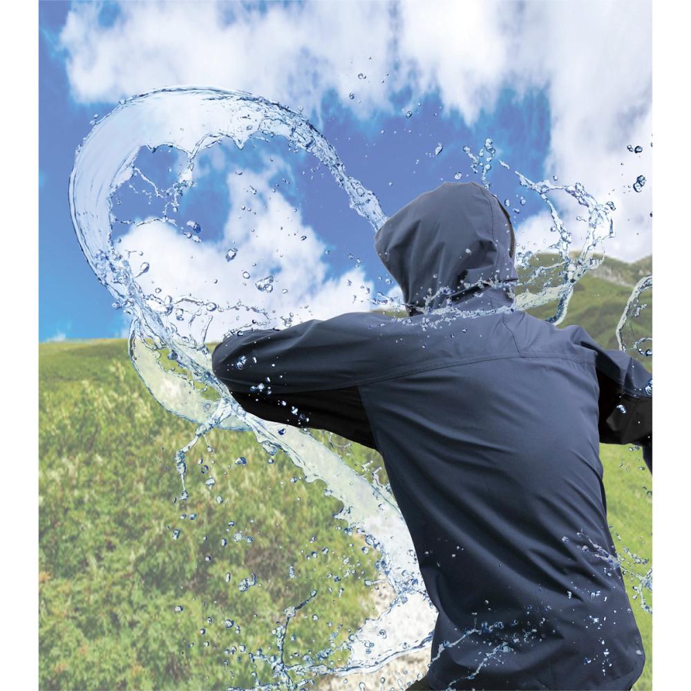 Ｋ＋ＷＯＲＫＳ　ストレッチレインスーツ　ネイビー×ブラック　Ｍ　ＫＭＨ－１００