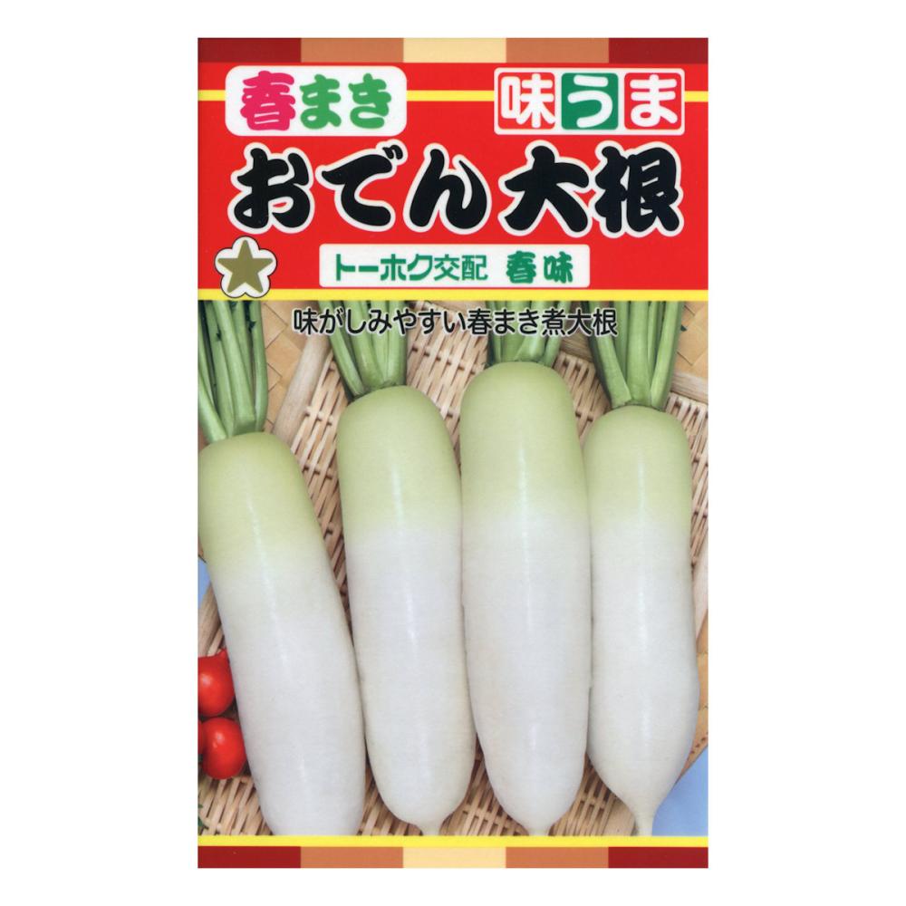 ダイコン種子　Ｆ１　春まき　おでん大根　春味