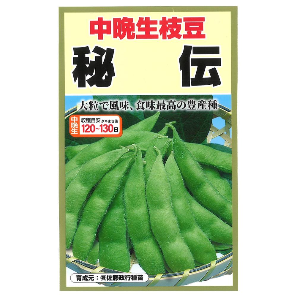 エダマメ種子　中晩生枝豆　秘伝