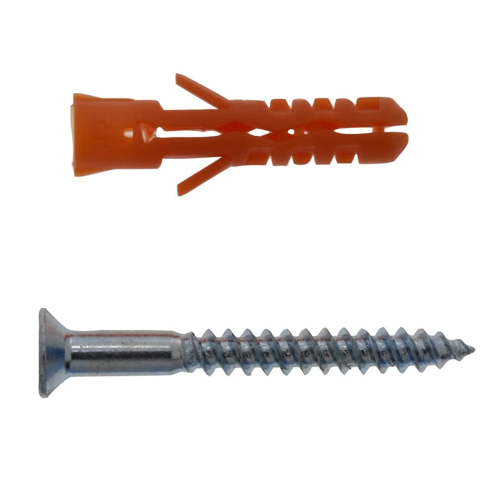 八幡ねじ　エビモンゴナイロンプラグＹ　５×２５　４本入り