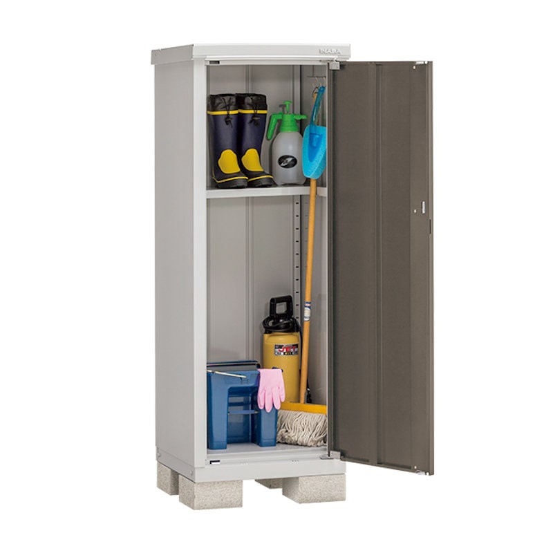 イナバ　アイビーストッカーＢＪＸ－０６５ＤＰ　半棚　グレー　約幅０．６×奥行０．６ｍ