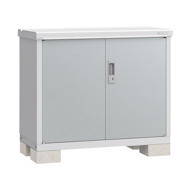 イナバ　アイビーストッカーＢＪＸ－１１５Ａ　全面棚　シルバー　約幅１．１×奥行０．６ｍ