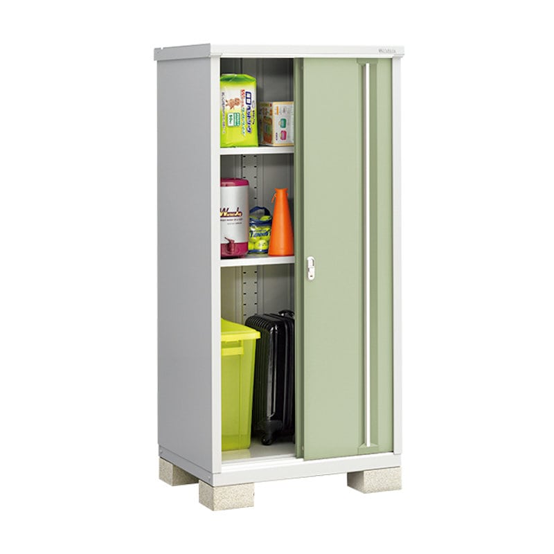 イナバ　シンプリーＭＪＸ－０９７Ｅ　全面棚　シルバー　約幅０．９×奥行０．８ｍ