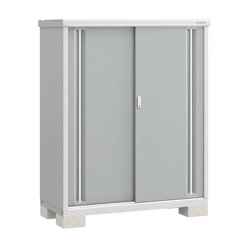 イナバ　シンプリーＭＪＸ－１３６Ｄ　全面棚　シルバー　約幅１．４×奥行０．７ｍ