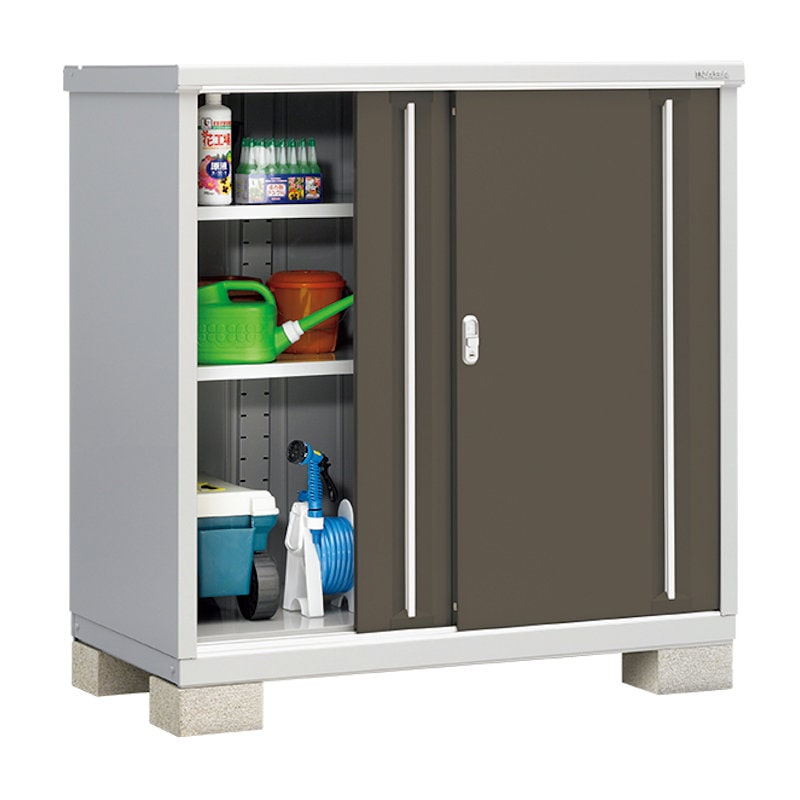 イナバ　シンプリーＭＪＸ－１３７Ｃ　全面棚　シルバー　約幅１．４×奥行０．８ｍ