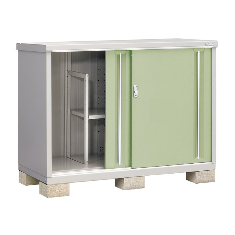 イナバ　シンプリーＭＪＸ－１５７Ｂ　全面棚　グレー　約幅１．６×奥行０．８ｍ