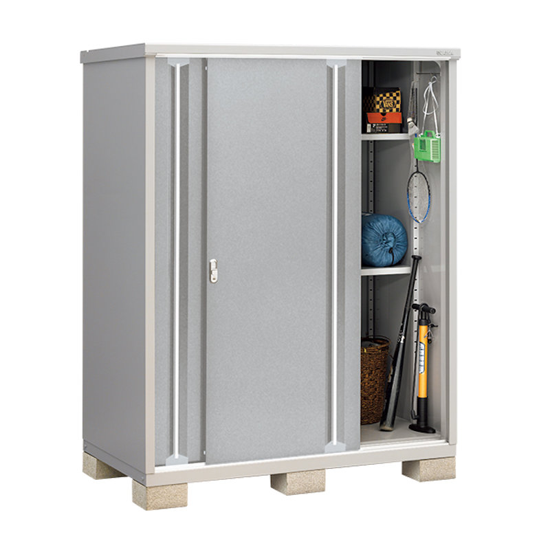 イナバ　シンプリーＭＪＸ－１５９Ｅ　全面棚　ブラウン　約幅１．６×奥行１ｍ