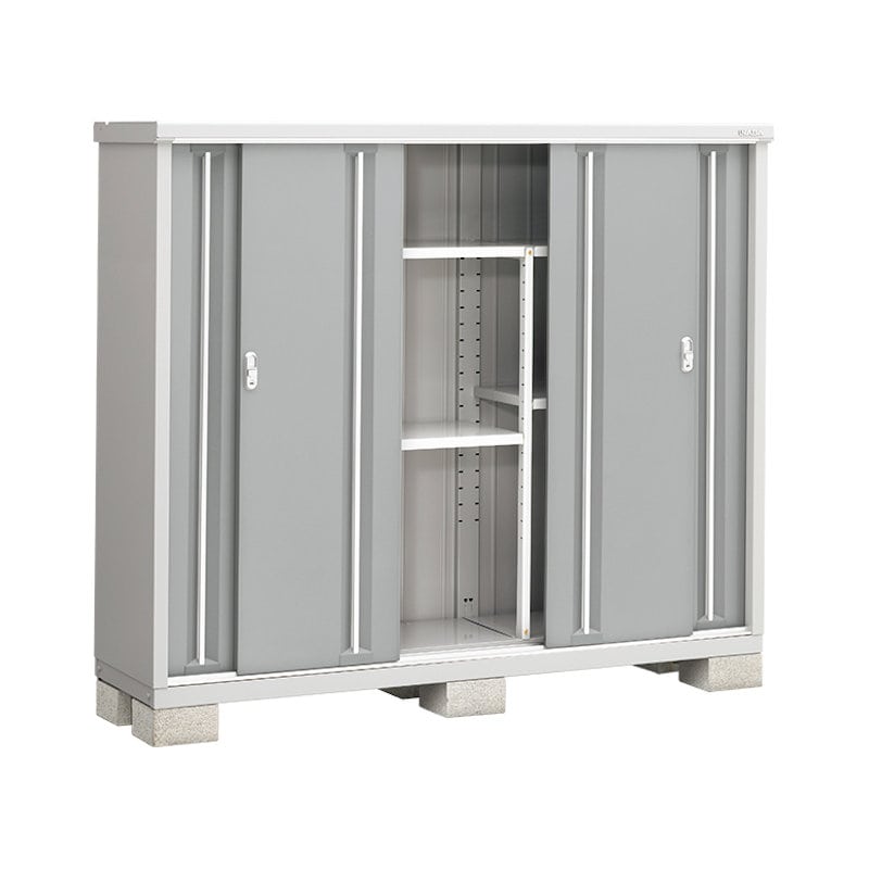 イナバ　シンプリーＭＪＸ－１９５Ｄ　全面棚　グレー　約幅２×奥行０．６ｍ