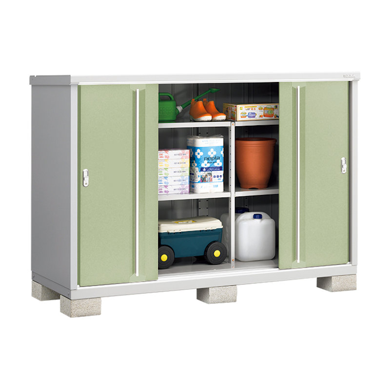 イナバ　シンプリーＭＪＸ－１９７Ｃ　全面棚　グレー　約幅２×奥行０．８ｍ