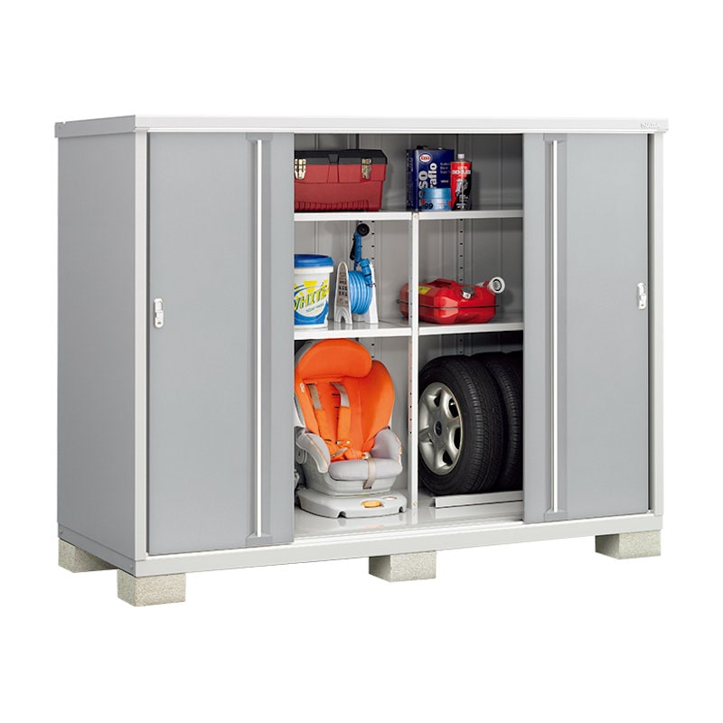 イナバ　シンプリーＭＪＸ－２１９Ｄ　全面棚　グレー　約幅２．２×奥行１ｍ