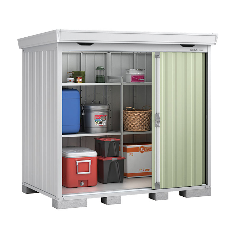 イナバ　フォルタＦＳ－２２１４Ｓ　補強Ａセット　グリーン　約幅２．３×奥行１．４ｍ