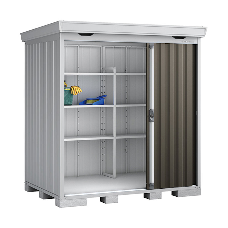 イナバ　フォルタＦＳ－２２１５Ｈ　補強Ａセット　豪雪型　ブラウン　約幅２．３×奥行１．６ｍ