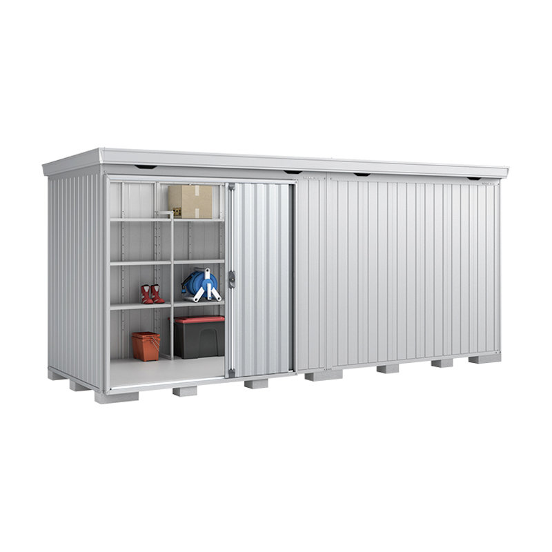 イナバ　フォルタＦＳ－５２１８Ｈ　多雪型　シルバー　約幅５．３×奥行１．８ｍ