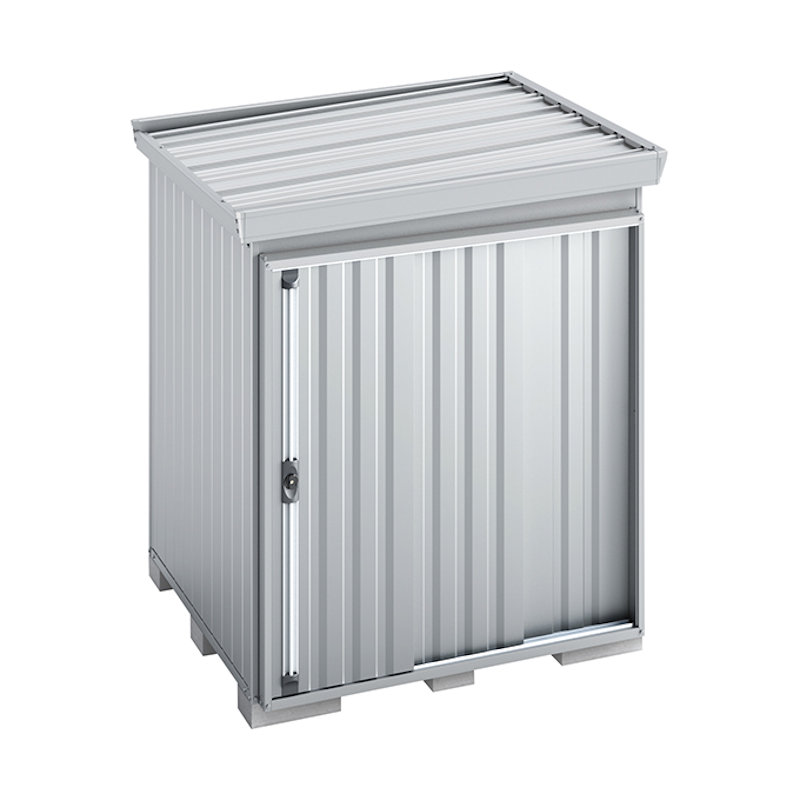 イナバ　フォルタ屋根傾斜変更タイプＦＫ－１８１８Ｓ　豪雪型　シルバー　約幅１．８×奥行１．８ｍ