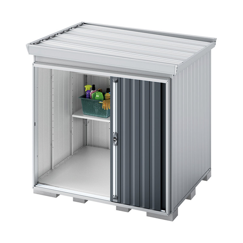 イナバ　フォルタ屋根傾斜変更タイプＦＫ－２２１５Ｓ　豪雪型　グレー　約幅２．３×奥行１．６ｍ