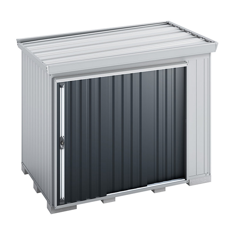 イナバ　フォルタ屋根傾斜変更タイプＦＫ－２６１５Ｓ　豪雪型　グレー　約幅２．７×奥行１．６ｍ