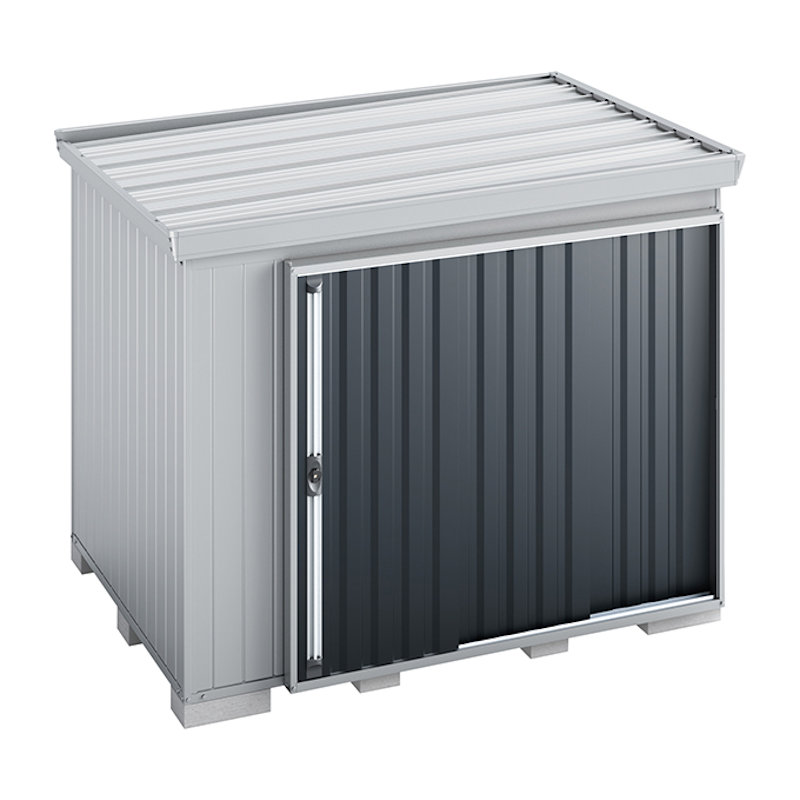 イナバ　フォルタ屋根傾斜変更タイプＦＫ－２６１８ＳＡ　シルバー　約幅２．７×奥行１．８ｍ