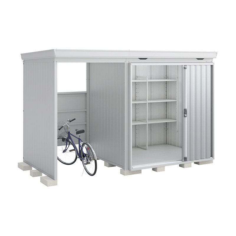 イナバ　フォルタウィズＦＷ－１５Ｋ＋２２１８ＨＡ　シルバー　約幅３．８×奥行１．８ｍ